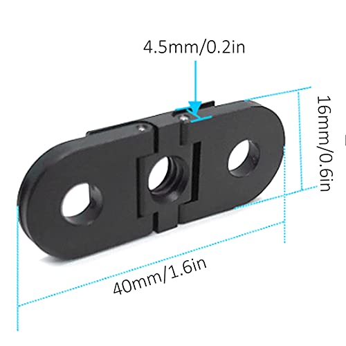 Dedos dobráveis ​​para câmera, adaptador para tripé de câmera pequena Liga de alumínio multifunciona