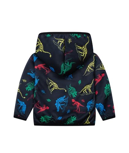 Image of V VALANCH Toddler Fleece Jacket Boys Girls Zip Up Hoodie Sweatshirt | Full Fleece Lining Throughout, Thick Warm, Cartoon, for Casual, School, Outerwear, Winter