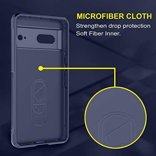 Image of Amazon Brand - Solimo Back Case Cover for Google Pixel 7 5G | Compatible for Google Pixel 7 5G Back Case Cover | Liquid Silicon Magic Case for Google Pixel 7 5G with Camera Protection | Sapphire