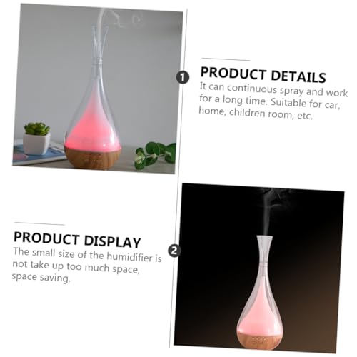 Diffuseur huiles essentielles avec humidificateur à motif et luminaire de nuit - 3