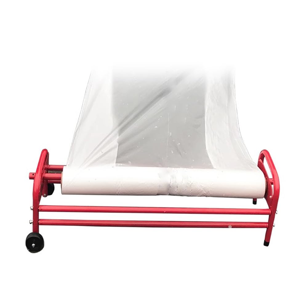 KK-GAL Mobile Masking Film Machine Station, Single-Roll Masking Paper Machine with Wheels, Rolling Masking Machine, Masking Film Masking Paper Dispenser, Professional Masking Machine for Car Repair Sh