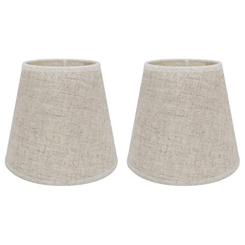 Paquete de 2 pantallas de lámpara E14 para mesita de noche Cover