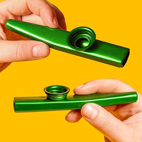 MEW Kazoo en métal, 6 couleurs différentes en alliage d’aluminium, bon compagnon pour guitare, ukulélé, violon, piano… - Les Beatles, Paul McCartney, John Lennon, RIngo Starr, George Harrison MEW Kazoo en métal, 6 couleurs différentes en alliage d'aluminium, bon compagnon pour guitare, ukulélé, violon, piano… – Image 5