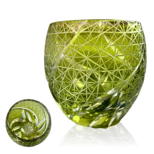Edo Kiriko Cut Glass Sake Cup