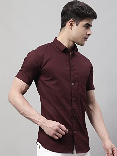 Image of Majestic Man Men's Cotton Slim Fit Shirt