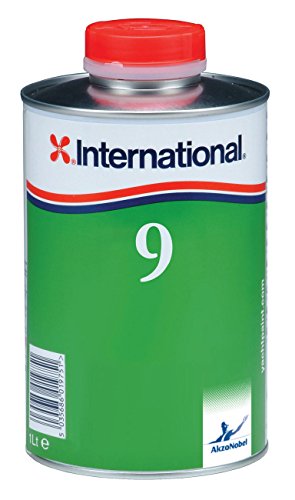 Thinner NÃÂ°9 for two-component application brush 1L - INTERNATIONAL by M.A.R International Ltd.