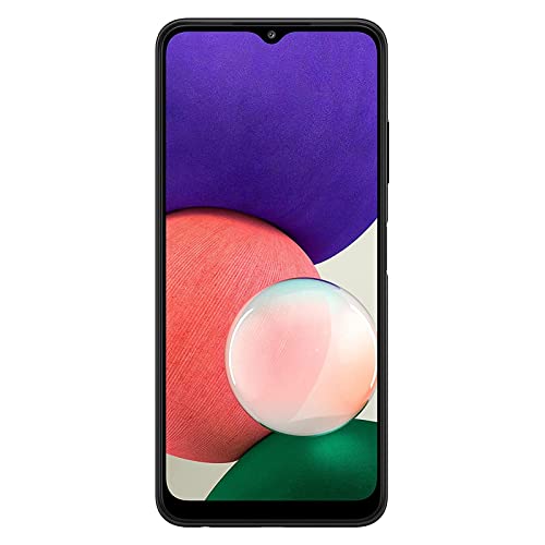 Samsung Galaxy A22, Téléphone Mobile 5G 128Go Noir, Carte SIM Non Incluse, Smartphone Android, Version FR (Reconditionné)
