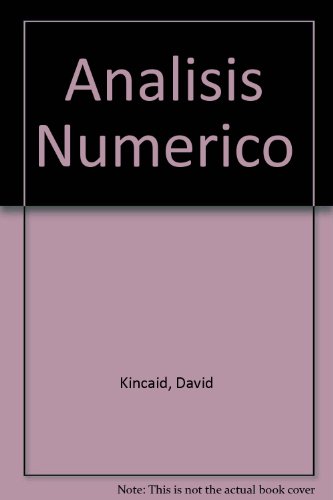 Analisis Numerico 0201601303 Book Cover