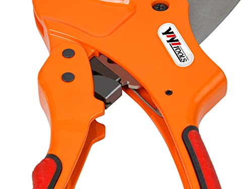 \"YIYITOOLS PVC Cutter, Ratcheting Pipe Cutters Cuts up to 2-1/2\"\" Pipe Capacity Cutting Tool. Ideal Pipe Cutter for Home Working and Plumbers\" (QF-1-004)