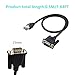 LANMINGLEL RJ45 to DB9 Cable RJ45 Male to DB9 9-Pin Male RS232 Serial Port Cat5 Ethernet LAN Console Cable RJ45 to RS232 Networking Devices Console Cable for Routers, Switches 0.5M