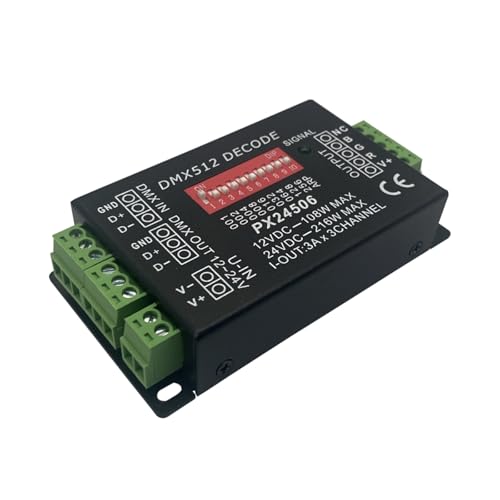 Subcontrolador PX24506 DMX512 para ingeniería de iluminación 5