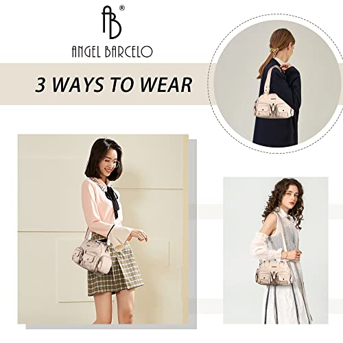 Angel Kiss Large Hobo Bags For Women Crossbody Bag Travel Shoulder Bag Roomy Multi-Functional Vegan Leather Satchel Toteö #TOP6