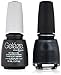 China Glaze Gelaze Tips and Toes Nail Polish, Black Diamond, 2 Count