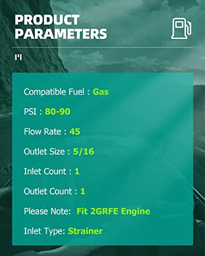 Scitoo Compatible With Electric Fuel Pump Universal Fuel Transfer Pump For Multiple Models For Chevy For Acura For Chrysler For Dodge For Hyundai For Subaru Oem# E2068 E8229 #TOP5