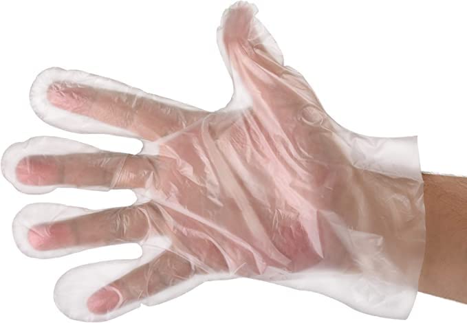 REQUISITE NEEDS Disposable Gloves Clear Plastic Polyethylene Transparent Waterproof Gloves For Multi Purpose - Sanitary, Food Prep, Home tasks, Cleaning, Work Gloves Powder & Latex Free (Pack Of 1000) — image 1