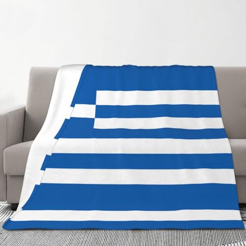 Couverture drapeau grec, une idée de cadeau de Pâques et patriotique unique
