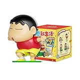 52TOYS Crayon Shinchan Dynamic Shin-Life Blind Box, 1PC Action Figure Collectible Toy Kawaii Creative Gift Room Decor Desktop Decoration, Gift for Birthday Party