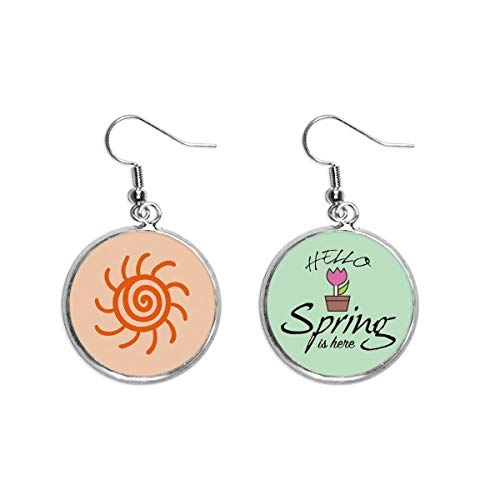 Joyas de sol exclusivas con pintura manual naranja de temporada