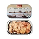 Wild Cod Liver Canned From Iceland 4.06oz pack of 4