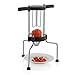 Produktbild Zelsius Edelstahl Tomatenschneider Sechstel Tomatenteiler für 6 Spalten Gemüseschneider Obstschneider 6 extra scharfe Wellenschliffmesser Profi Gastro für Tomaten Obst Gemüse