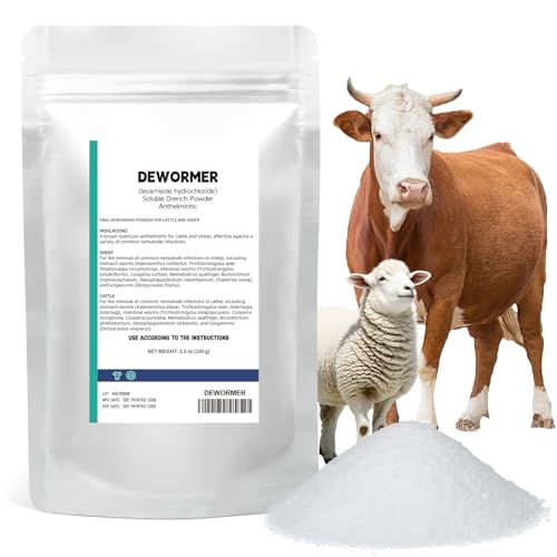 LuxeVib Soluble Drench Powder Dewormer for Cattle and Sheep 3.5 oz (100 g)