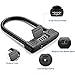KENRONE Heavy Duty Bike U Lock, 4 Digit Combination Password Bicycle Lock with U-Lock Shackle, Waterproof, No Key, Bike U-Locks for Home, School, Travel