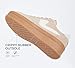 LUCKY STEP Women's Platform Fashion Sneakers Thick Sole Suede Faux Leather Classic Rubber Gum Sole Low Top Casual Walking Shoes(Beige,8 B(M) US)