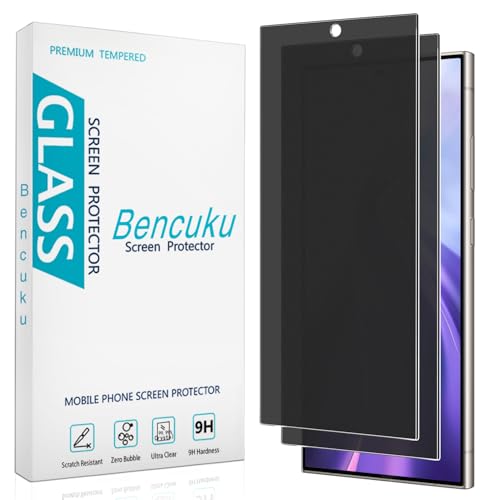 Bencuku 2 Pack Matte Privacy Screen Protector for Samsung Galaxy Z Fold 7 Anti Spy Tempered Glass, Full Coverage, Anti Glare, Anti Fingerprint, Bubble Free