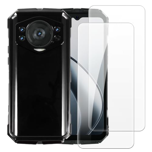 Shantime �P�[�X�{2�����苭���K���X�Z�b�g Doogee S Cyber �Ƃ̌݊������� �ϏՌ��J�o�[���S�ʕی�X�N���[���v���e�N�^�[(�u���b�N)
