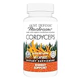 Host Defense Cordyceps Capsules - Immune & Energy Support Supplement - Kidney Health Supplement with Cordyceps - Fitness Support Supplement to Aid Oxygen Uptake - 60 Capsules (30 Servings)*