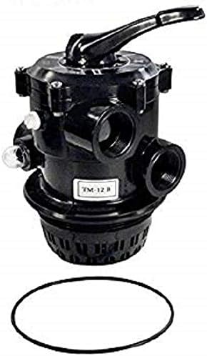 The Pool Supply Shop Black Waterway Sand Filter – 7 Position Top Mount Sand Backwash Valve with Split-Nut 2002