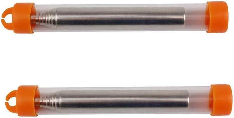 RAYNAG 2 Pack Collapsible Stainless Steel Campfire Tool Pocket Size, Builds Fire by Blasting Air