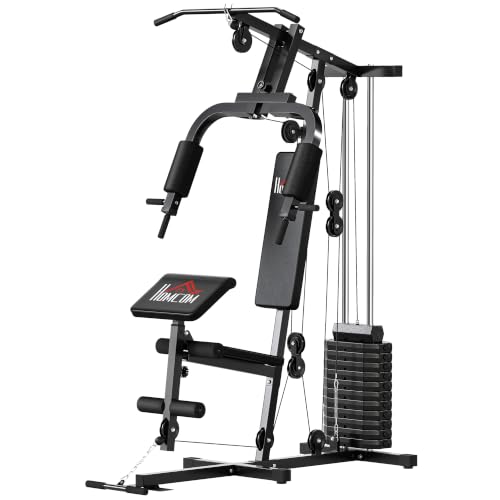 HOMCOM Station de Musculation Multifonction