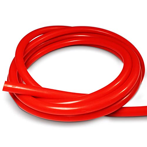 Ronteix Universal High Performance Silicone Vacuum Hose Tubing Line 5 Feet Length(2Mm(1/12 Inch), Red) #TOP2