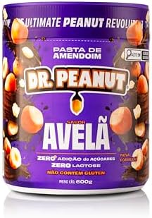 Dr. Peanut Pasta de Amendoim Avelã 600G - Com Whey Protein