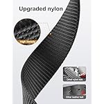 JUKMO Men's 1.5" Nylon Ratchet Belt, Casual Web Click Belt with Slide Buckle for Jeans, No Holes Adjustable Trim to Fit - Image 3