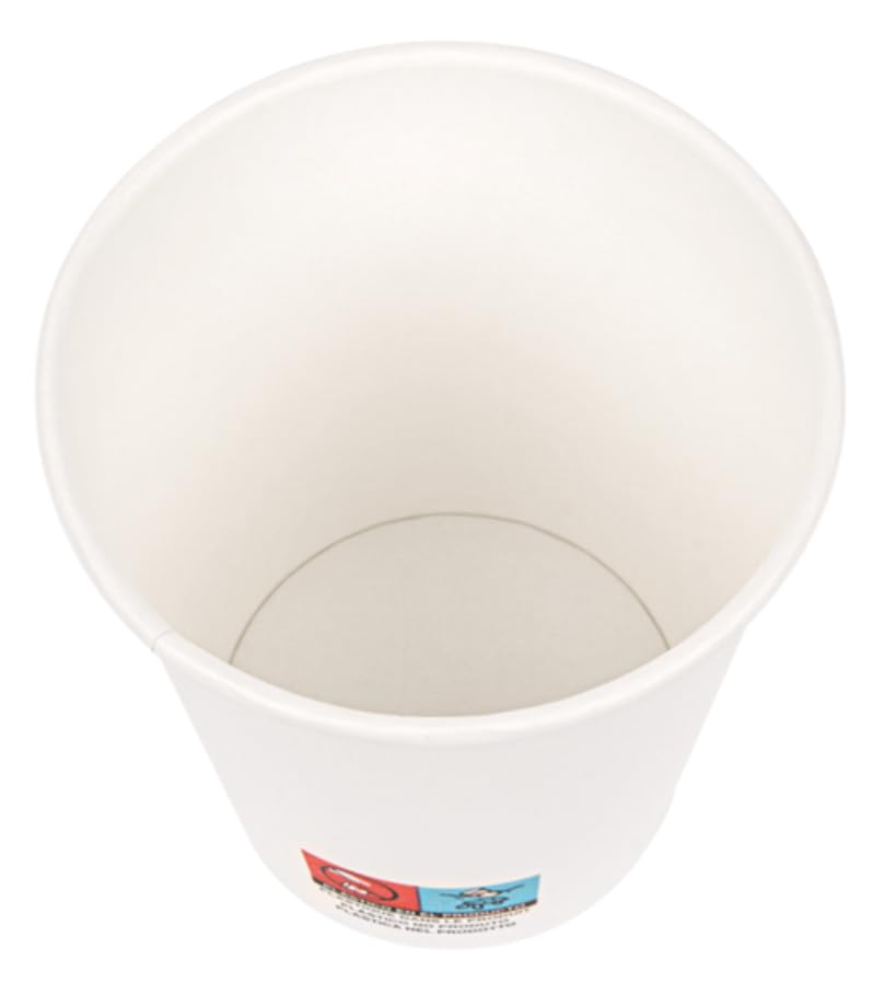 Vasos De Papel Ecológicos Compostables Biodegradables Desechables, Apto para bebidas calientes y frías, agua, café, 1000 unidades (12oz - 360 ml)