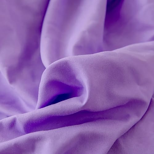 Housse de couette marbre violet 200x200 pour une chambre d'ado ou adulte cocooning