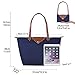 Imagen de BOJLY Bolsos de Mano para Mujer Elegante Bolso de Hombro de Nailon Impermeable para Mujer Bolso con Asa Superior Bolso de Viaje de Playa Plegable para el Trabajo