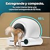 Cecotec Arenero Gatos Automático Pumba 8500 CleanKitty Smart. Triple Sistema de Desodorización, Control por WiFi y Pantalla, Silencioso y Seguro con Sensor de Infrarrojos, Cubo Interior 65L #2