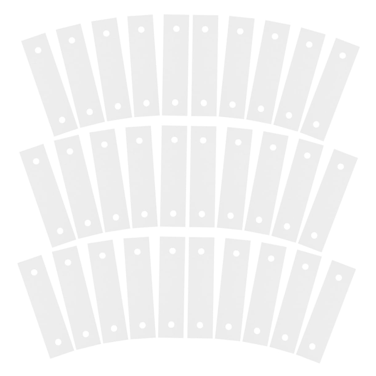 COLLBATH 4sets Disposable Optical Paper Chin Rest Paper Roll Equipment Rest Comfortable 350pcs*4