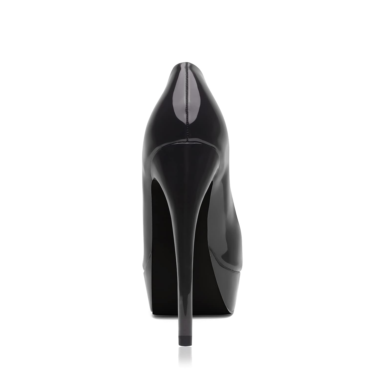 Zhabtuc Mujer Moda Zapatos de Tacón Aguja con Plataforma Sexy Punta Redonda High Heels 14 CM Stilettos Fiestas Boda Oficina Tacones Altos