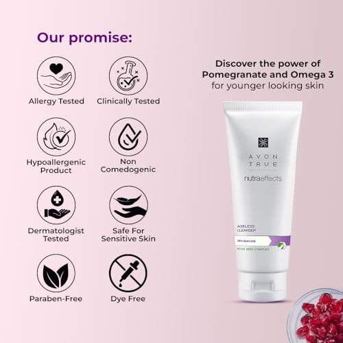Image of Avon Nutraeffects Ageless Face Cleanser 100 gm