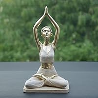 Amazon.co.jp: [dhiuebc] ヨガ像 抽象 アート 女性 ヨガ インテリア