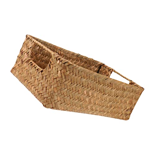 Luxshiny Wicker Baskets for Organizing Natural Straw Basket Fruit Vegetable