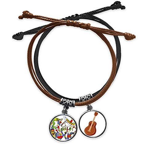 Pulsera de guitarra para fiestas mexicanas y festivales de verano