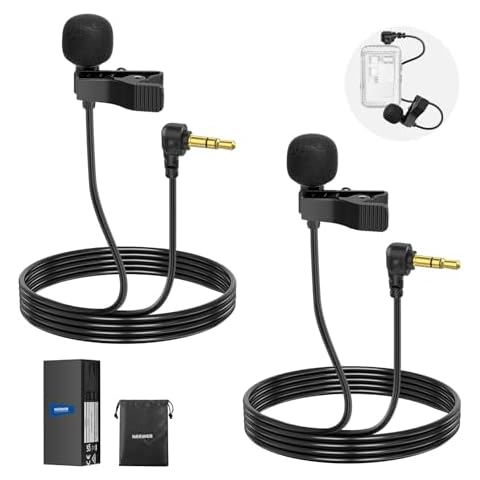 NEEWER Mini Lavalier Microphone 2 Pack Cover