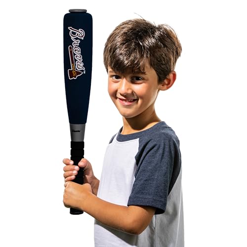 Franklin Sports MLB Foam Bat + Ball Set - 21 In - Atlanta Braves - image 8