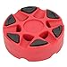 minifinker Street Hockey Puck, Palline da Hockey Outdoor Lucido Piatto per Allenamento Quotidiano di Pattinaggio(Rosso)