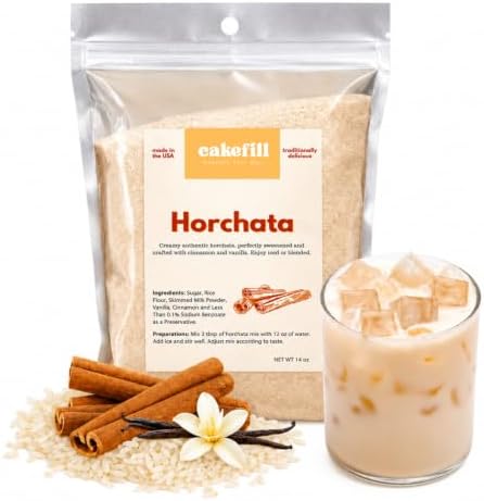 Cakefill Classic Horchata, Instant Beverage Mix, 14 Ounce